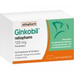 Ginkobil ratiopharm 120mg mit Ginkgo bil...