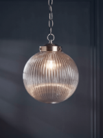 NEW Deco Round Fluted Pendant - A