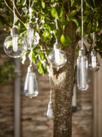 Solar Vintage Style Bulb String Lights -