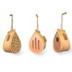 Handmade Wooden Pollinating Houses for B...
