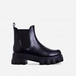 Easton Chunky Sole Ankle Chelsea Boot In