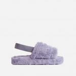 Up to 80% Off Boo Fluffy Stripe Slipper
