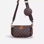 80% Off Mika Checked Chain And Purse