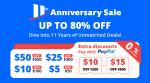 Anniversary SALE! $50 OFF orders over