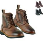 48% Off Black Officer Brogue Motorcycle