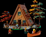 Discover the new LEGO A-Frame Cabin set.