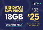 $33 Grow your Data Plan, Unlimited plan
