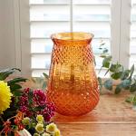 Orange Recycled Glass Vase - Only 29.95!