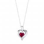 Save on Heart Shaped Ruby Pendant