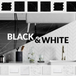 Free Shipping on Black & White Mosaics