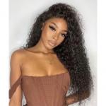 4X4 Lace Closure Wigs Deep Curly 180%