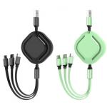 3-in-1 Fast Charging Cable (Lightning/Mi...