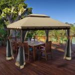 20% off outdoor gazebo with double roof