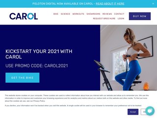 Carol AI-Powered Exercise Bike