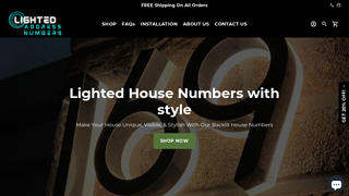 Lightedaddressnumbers.com
