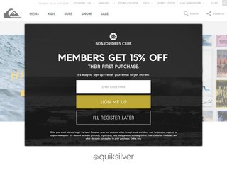 quiksilver coupon code