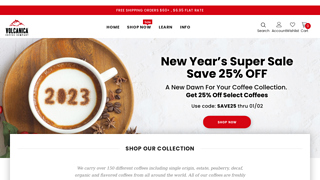 volcanicacoffee coupon code